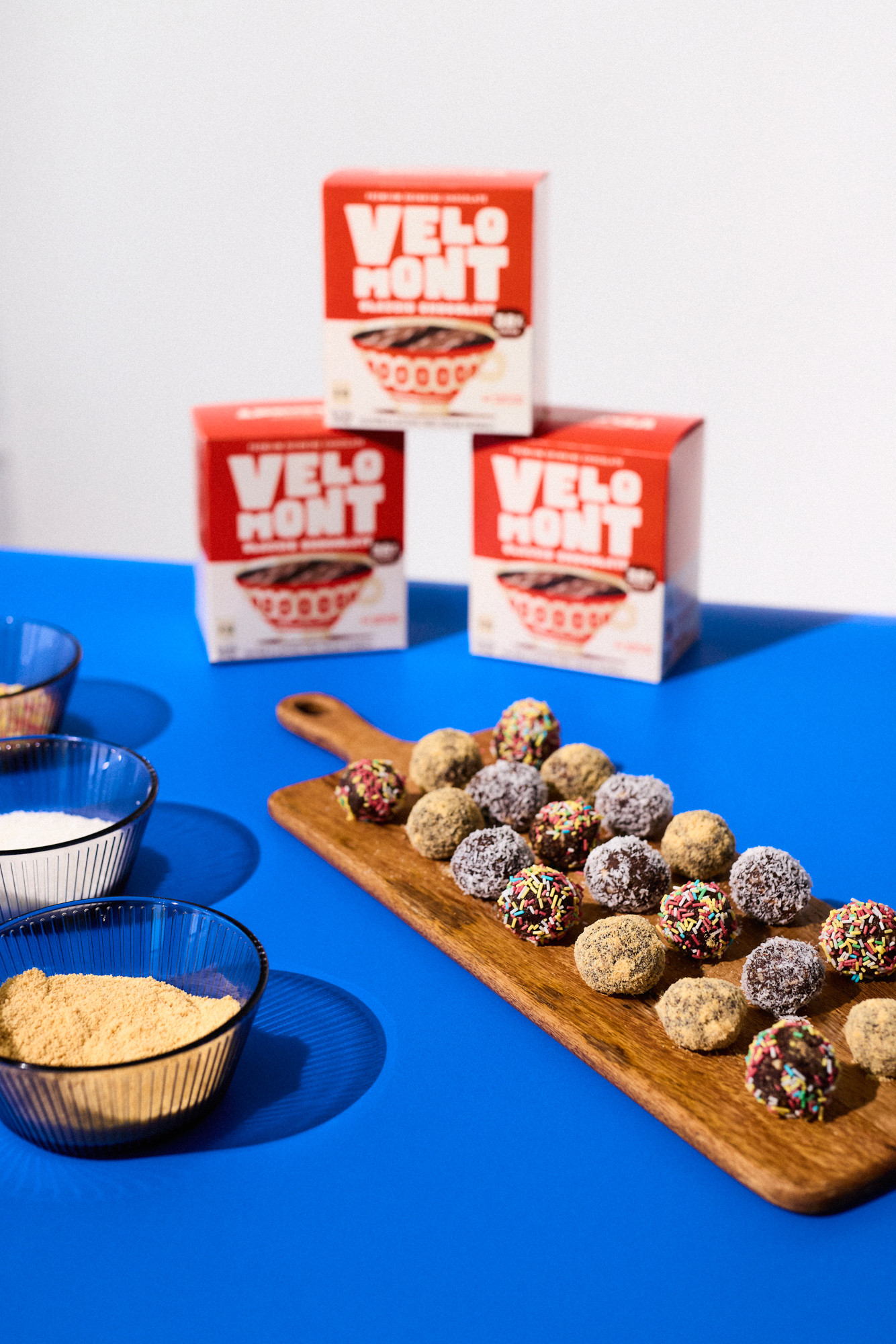 Choco truffles με Velomont Chocolate