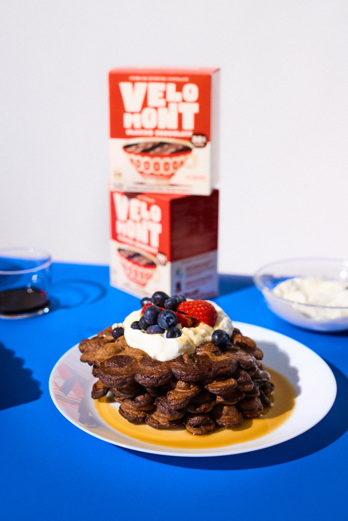 Chocolate waffles με Velomont Chocolate